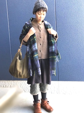 「North Object（ノースオブジェクト）のアイテム（パンツ）」を使った、kcocoronさん（レディース・160cm）の春コーディネート