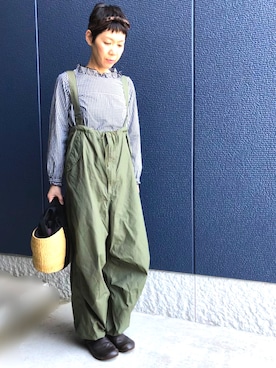 「Diu（ディウ）のアイテム」を使った、kcocoronさん（レディース・160cm）の春コーディネート