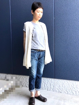 「Diu（ディウ）のアイテム」を使った、kcocoronさん（レディース・160cm）の夏コーディネート