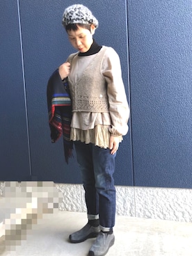 「chou chou de maman（シュシュドママン）のアイテム」を使った、kcocoronさん（レディース・160cm）の春コーディネート