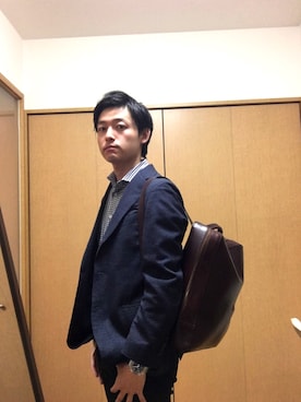 「ONLY（オンリー）のアイテム（ジャケット/アウター）」を使った、Ko Okamotoさん（メンズ・170cm）の春コーディネート