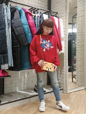 45さん(レディース・148cm)の冬コーディネート