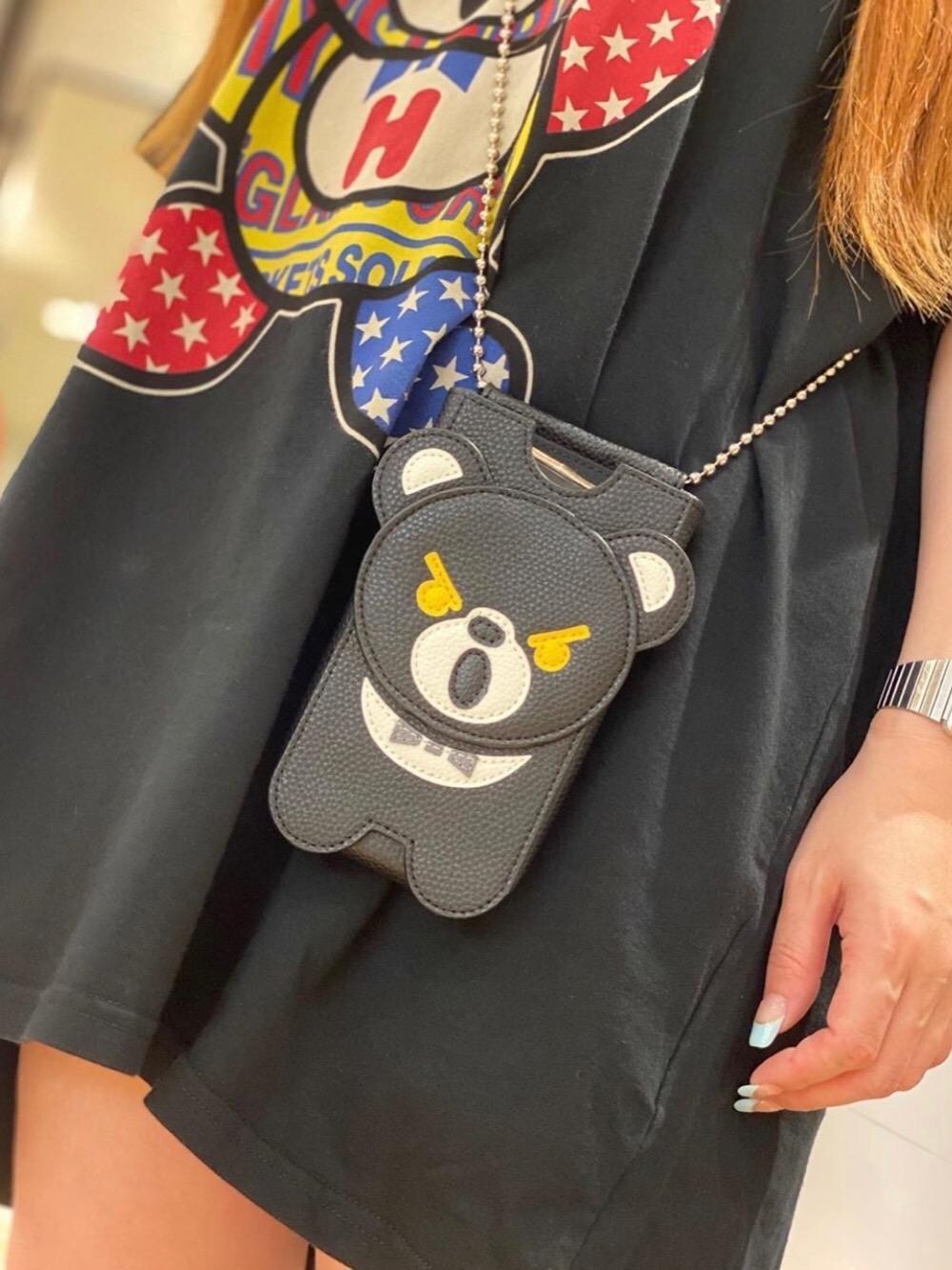 「Hysteric Glamour、ベアー、ヒステリックグラマー」｜「HYSTERIC GLAMOURのPATCH BEAR オーバーサイズTシャツ（Tシャツ/カットソー、ブラック系）」を使った、45さん（レディース・148cm）の夏コーディネートの1枚目の写真