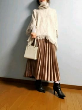 「家」｜lalako28さん（レディース・162cm）の冬コーディネート