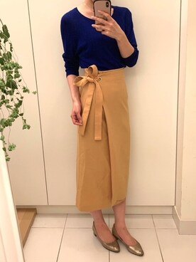「ハデ色」｜mocaさん（レディース・162cm）の春コーディネート