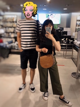 「5（ファイブ）のアイテム（パンツ）」を使った、camelleeさん（レディース・156cm）の夏コーディネート