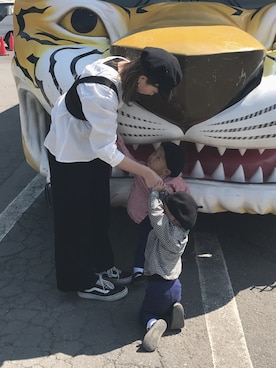 「アイテム（キャミソール）」を使った、___zrさん（キッズ・80cm）の春コーディネート