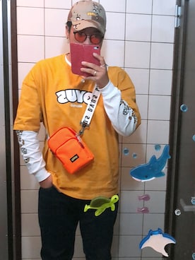 「Deviluse（Deviluse）のアイテム（キャップ）」を使った、Rumina Dei -Voice-さん（メンズ・183cm）の春コーディネート