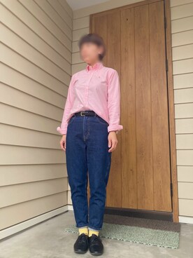 イエロー系のアイテムを使った ラルフローレンシャツ のレディース人気ファッションコーディネート Wear