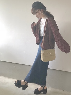 えだ( ¨̮ )さん(レディース・156cm)の秋コーディネート