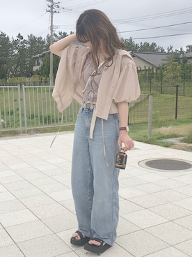 えだ( ¨̮ )さん（レディース・156cm）の夏コーディネート