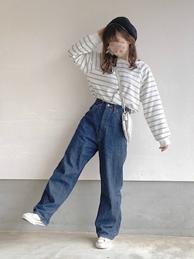 えだ( ¨̮ )さん(レディース・156cm)の秋コーディネート
