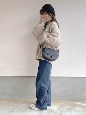 えだ( ¨̮ )さん(レディース・156cm)の秋コーディネート