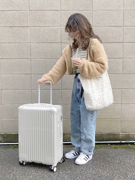 えだ( ¨̮ )さん（レディース・156cm）の冬コーディネート