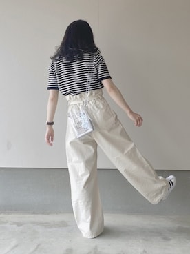 えだ( ¨̮ )さん(レディース・156cm)の春コーディネート