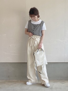 えだ( ¨̮ )さん(レディース・155cm)の夏コーディネート