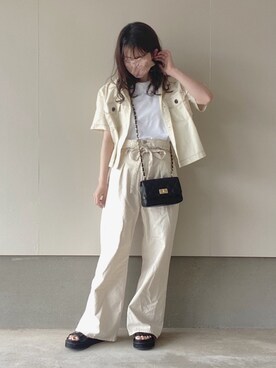 えだ( ¨̮ )さん(レディース・155cm)の夏コーディネート