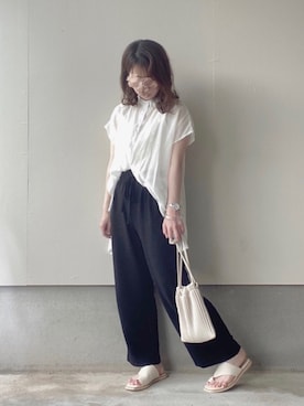 えだ( ¨̮ )さん（レディース・155cm）の秋コーディネート