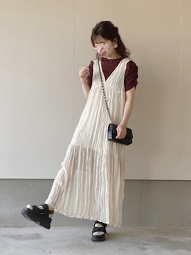 「秋色コーデ」｜「アイテム（その他）」を使った、えだ( ¨̮ )さん（レディース・155cm）の秋コーディネート