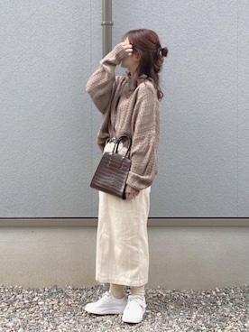 えだ( ¨̮ )さん（レディース・155cm）の秋コーディネート