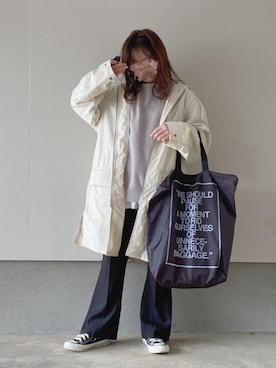 「GRL」｜「アイテム（福袋/福箱）」を使った、えだ( ¨̮ )さん（レディース・155cm）の冬コーディネート