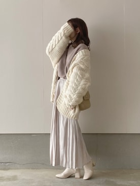 えだ( ¨̮ )さん（レディース・155cm）の冬コーディネート