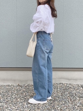 「Per sist ence（パーシエンス）のアイテム」を使った、えだ( ¨̮ )さん（レディース・155cm）の春コーディネート