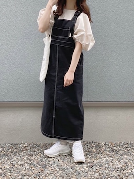 「I_am（アイアム）のアイテム」を使った、えだ( ¨̮ )さん（レディース・155cm）の夏コーディネート