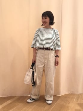 「SMITH'S（スミス）のアイテム（バッグ）」を使った、coenたやさん（レディース・152cm）の秋コーディネート