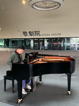 「Barbour（バブアー）のアイテム（ライダースジャケット）」を使った、HenriWさん（メンズ・180cm）の夏コーディネート