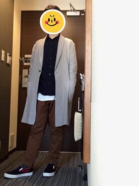 「RAGEBLUE（レイジブルー）のアイテム（その他アウター）」を使った、R  Oさん（メンズ・163cm）の春コーディネート