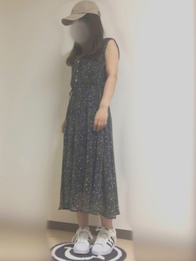 「w closet」｜「アイテム（キャップ）」を使った、あおい☺︎♥︎︎∗︎*ﾟさん（レディース・155cm）の夏コーディネート