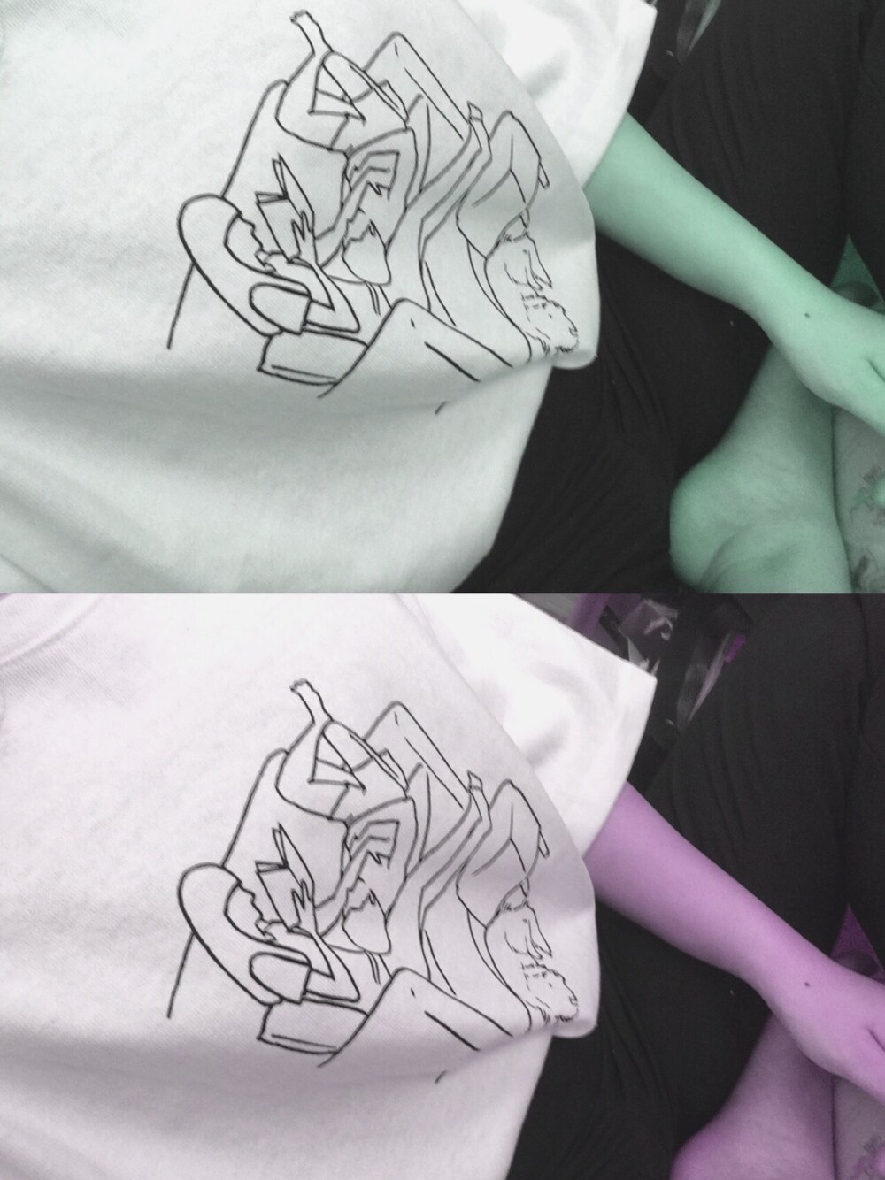 「ohotoro」｜「ohotoroのアイテム（Tシャツ/カットソー、ホワイト系）」を使った、知世さん（レディース・150cm）の春コーディネートの1枚目の写真
