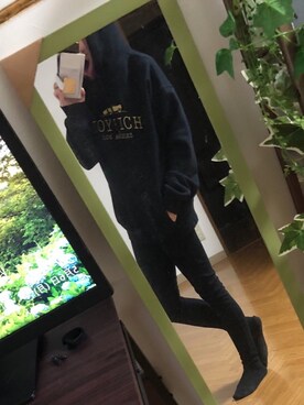 「JOYRICH」｜ゆにょさん（レディース・157cm）の冬コーディネート