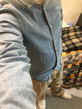 「アイテム（スリッポン）」を使った、りゅうたさん（メンズ・160cm・20代）の春コーディネート