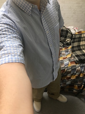 「アイテム（スリッポン）」を使った、りゅうたさん（メンズ・160cm・20代）の春コーディネート