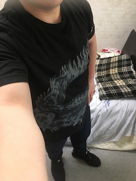 「JUNYA WATANABE MAN（ジュンヤワタナベマン）のアイテム（Tシャツ/カットソー）」を使った、りゅうたさん（メンズ・160cm）の春コーディネート