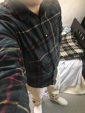 「アイテム（スリッポン）」を使った、りゅうたさん（メンズ・160cm・20代）の春コーディネート