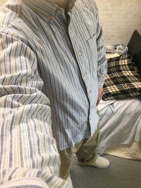 「アイテム（スリッポン）」を使った、りゅうたさん（メンズ・160cm・20代）の春コーディネート