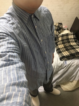 「アイテム（スリッポン）」を使った、りゅうたさん（メンズ・160cm・20代）の春コーディネート