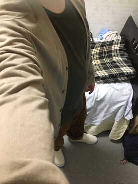 「アイテム（スリッポン）」を使った、りゅうたさん（メンズ・160cm・20代）の春コーディネート