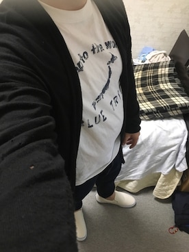 「アイテム（スリッポン）」を使った、りゅうたさん（メンズ・160cm・20代）の春コーディネート