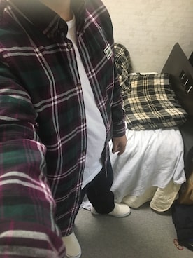 「アイテム（スリッポン）」を使った、りゅうたさん（メンズ・160cm・20代）の春コーディネート