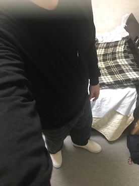 「アイテム（スリッポン）」を使った、りゅうたさん（メンズ・160cm・20代）の春コーディネート