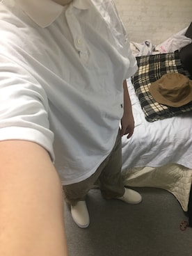 「アイテム（スリッポン）」を使った、りゅうたさん（メンズ・160cm・20代）の春コーディネート