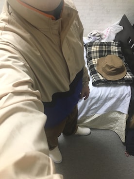 「アイテム（スリッポン）」を使った、りゅうたさん（メンズ・160cm・20代）の春コーディネート