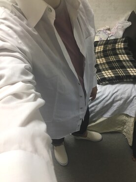 「アイテム（スリッポン）」を使った、りゅうたさん（メンズ・160cm・20代）の春コーディネート