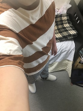 「アイテム（スリッポン）」を使った、りゅうたさん（メンズ・160cm・20代）の春コーディネート