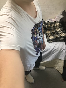 「アイテム（スリッポン）」を使った、りゅうたさん（メンズ・160cm・20代）の春コーディネート