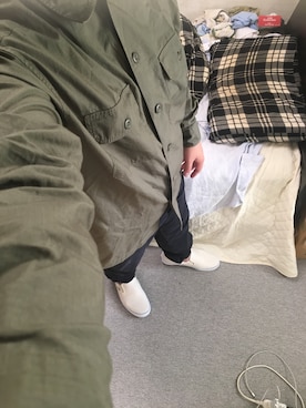 「アイテム（スリッポン）」を使った、りゅうたさん（メンズ・160cm・20代）の春コーディネート